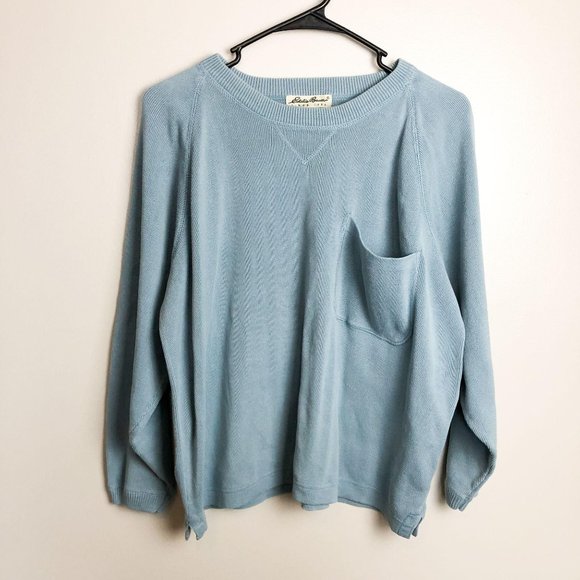 Eddie Bauer Sweaters - Eddie Bauer Boxy Pocket Knit Sweater